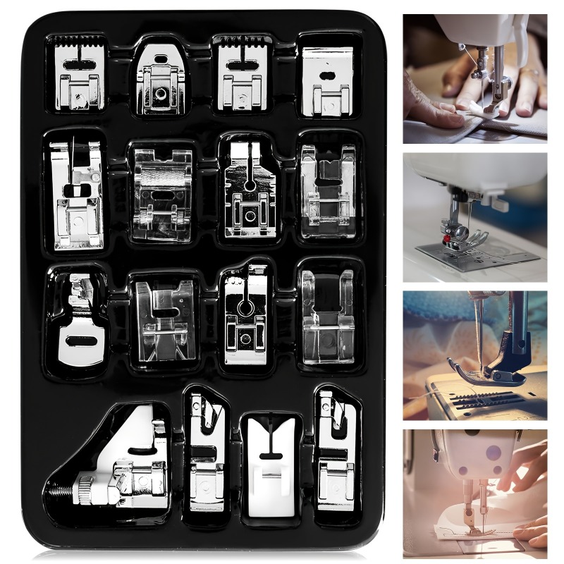 16-delige universele naaivoete - Textile Sewing Machine recensie en prijs